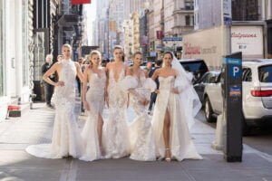 new york bridal fashion week models