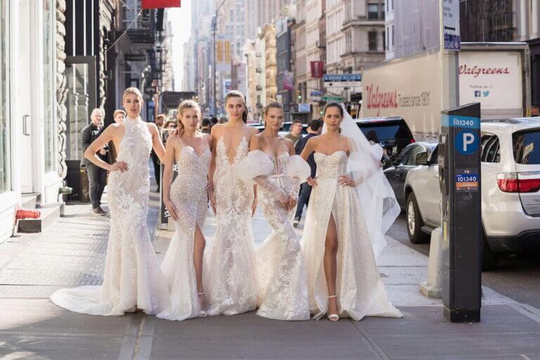 new york bridal fashion week models