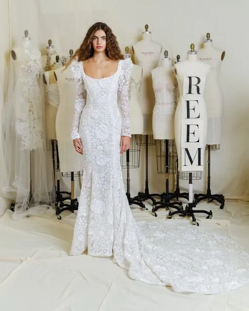 Reem Acra new bridal look