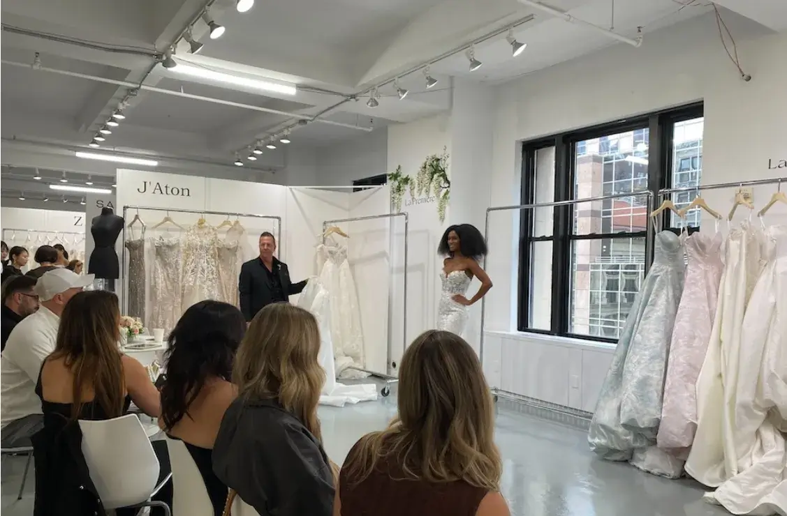 wedding dress brands in Melange de Blanc