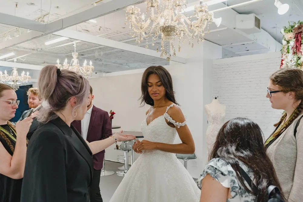 Designer Wedding Dress Booth at NBM Chicago